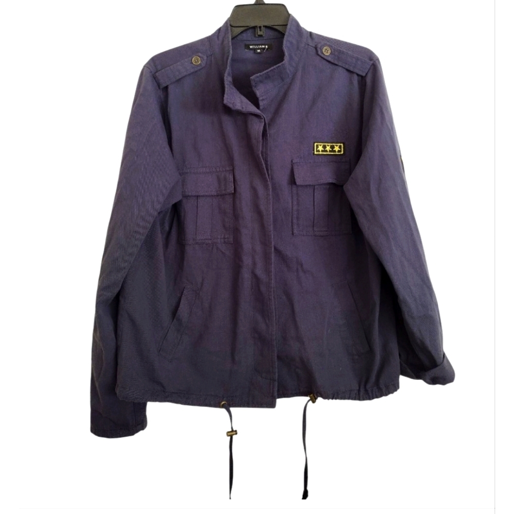 William B Navy Utility Jacket Size Medium